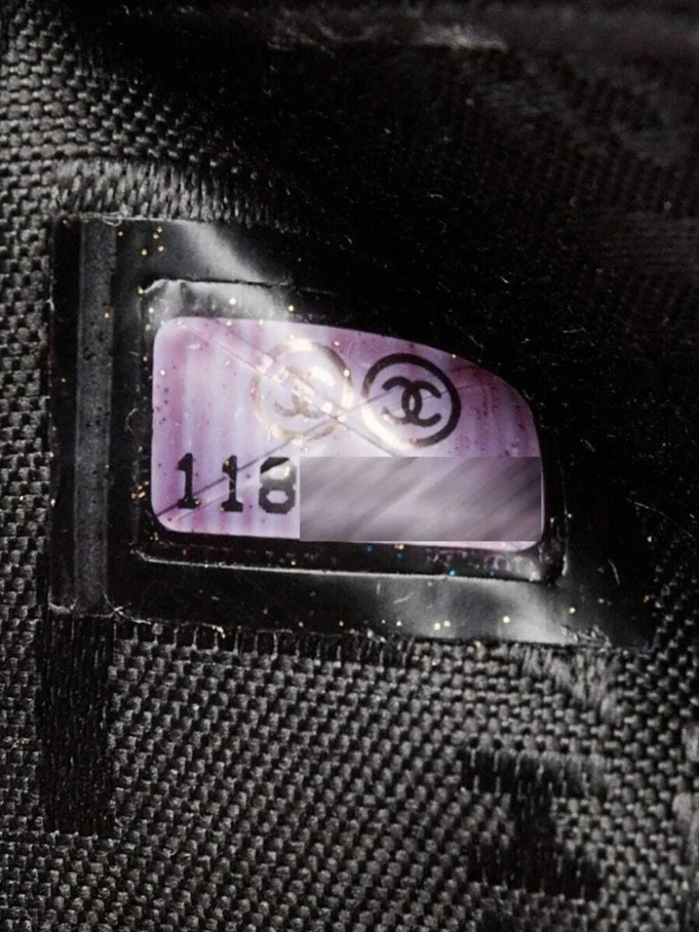 Chanel Black Patent Leather CC Compact Wallet